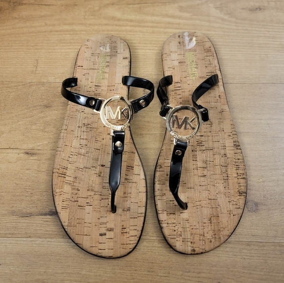 MICHAEL KORS Jelly PVC / Cork Sandals - Picture 4 of 11